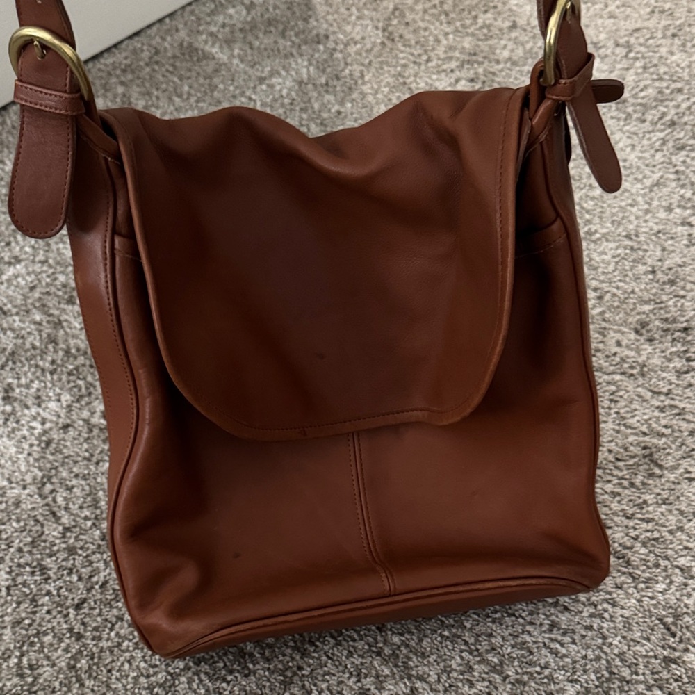 Coach Brown Leather Shoulder Bag vintage based on the style number.